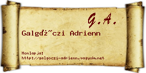 Galgóczi Adrienn névjegykártya