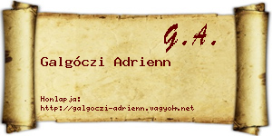 Galgóczi Adrienn névjegykártya