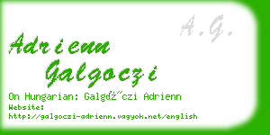 adrienn galgoczi business card